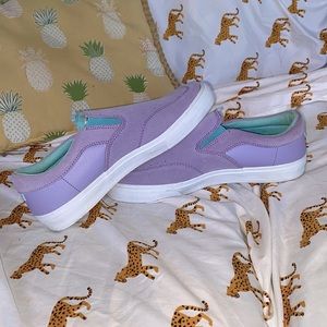 Lakai Owen Nico Purple Slip On Mens Skate Shoes